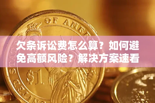 北京欠条诉讼费怎么算？如何避免高额风险？解决方案速看！