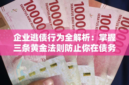 北京企业逃债行为全解析：掌握三条黄金法则防止你在债务乱局中“踩雷”